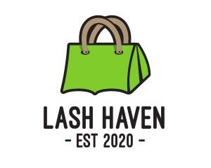 Green Tent Bag logo design