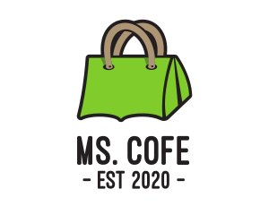 Green Tent Bag logo design