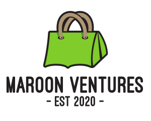 Green Tent Bag logo design