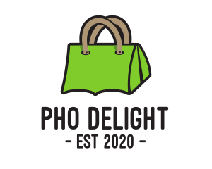 Green Tent Bag logo design