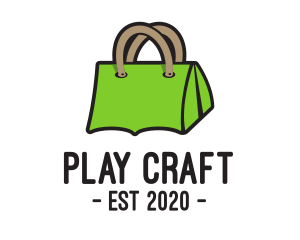 Green Tent Bag logo design