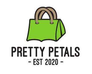 Green Tent Bag logo design