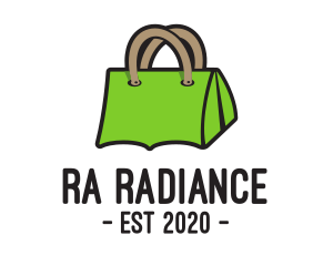 Green Tent Bag logo design