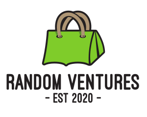 Green Tent Bag logo design