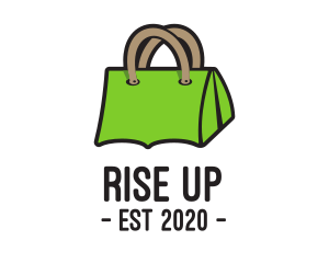 Green Tent Bag logo design