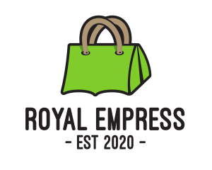 Green Tent Bag logo design