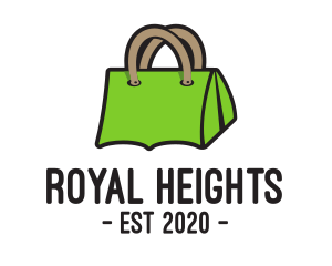 Green Tent Bag logo design