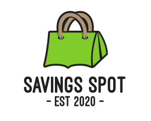 Green Tent Bag logo design