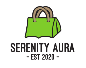 Green Tent Bag logo design