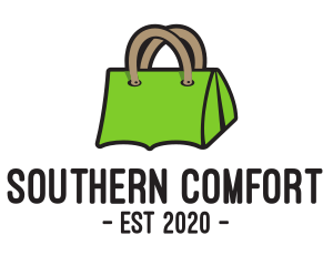 Green Tent Bag logo design