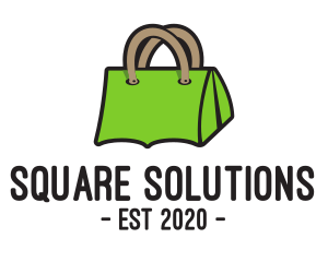 Green Tent Bag logo design