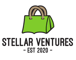 Green Tent Bag logo design