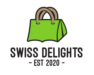 Green Tent Bag logo design