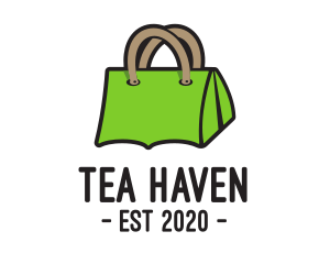 Green Tent Bag logo design