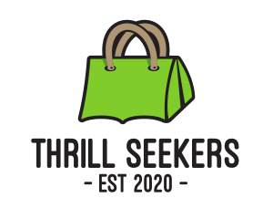 Green Tent Bag logo design