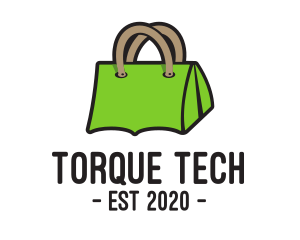 Green Tent Bag logo design