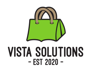 Green Tent Bag logo design