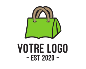 Supply - Green Tent Bag logo design