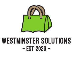 Green Tent Bag logo design