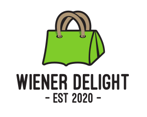 Green Tent Bag logo design