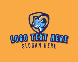 Zoo - Ram Sports Shield logo design