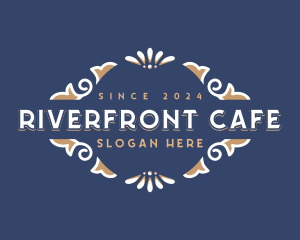 Ornamental Restaurant Cafe logo design