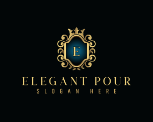 Elegant Royal Crest logo design