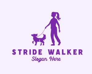 Pet Dog Walker logo design