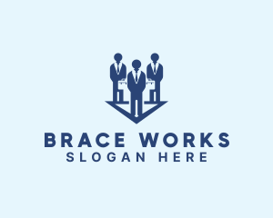 People Work Employee logo design