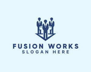 People Work Employee logo design