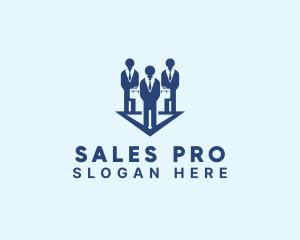 Salesman - People Work Employee logo design