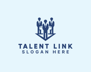 Staffing - People Work Employee logo design