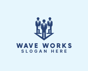 People Work Employee logo design