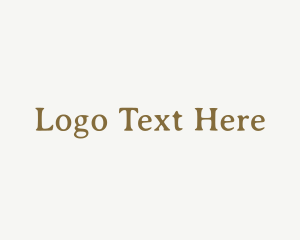 Print - Vintage Typewriter Wordmark logo design