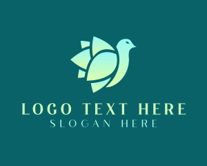 Bio - Nature Leaf Bird logo design