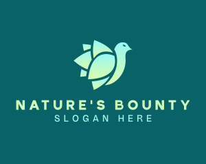 Nature Organic Dove logo design