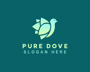 Nature Organic Dove logo design