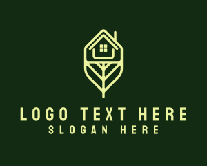 Loft - Green House Leaf Realty logo design