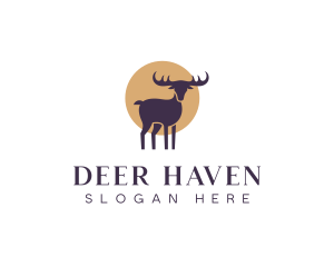 Wild Deer Animal Conservation logo design