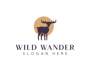 Wild Deer Animal Conservation logo design