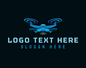 Photo - Aerial Drone Signal logo design