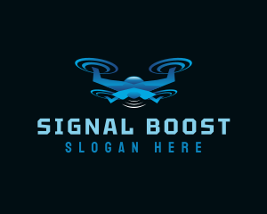 Aerial Drone Signal logo design