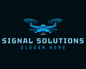 Signal - Aerial Drone Signal logo design