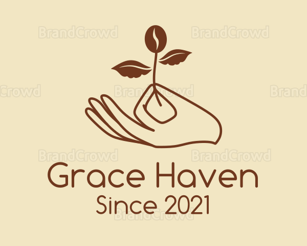 Coffee Farm Hand Logo