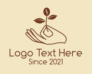 Brewed Coffee - Coffee Farm Hand logo design