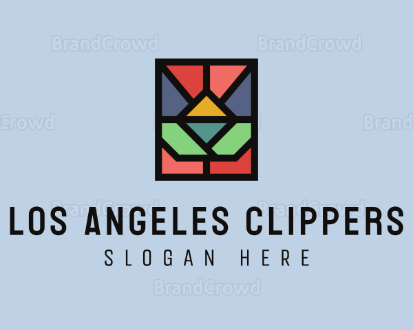 Geometric Mosaic Window Logo