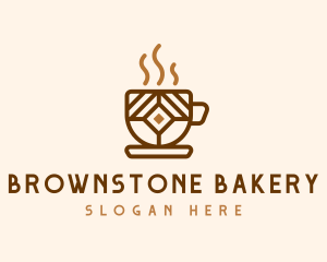 Brown - Brown Cafe Cup logo design