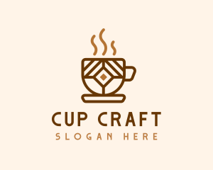 Cup - Brown Cafe Cup logo design
