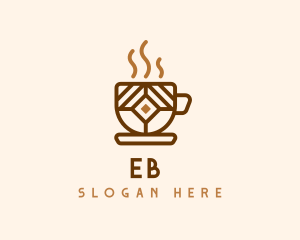 Coffee - Brown Cafe Cup logo design