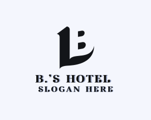 Clothing Apparel Boutique Letter B logo design